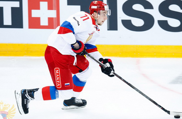 Антон Бурдасов - в составе сборной России на Чешские хоккейные игры