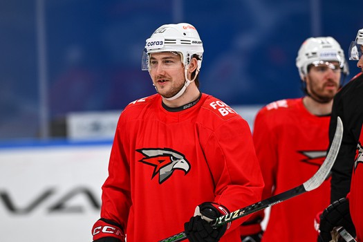 Раскатка «Авангарда» перед третьим матчем серии с «Ладой»