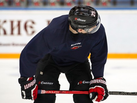 Раскатка «Авангарда» перед первым матчем серии с «Ак Барсом»