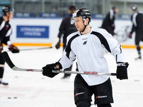 Раскатка "Авангарда" перед домашним матчем против СКА