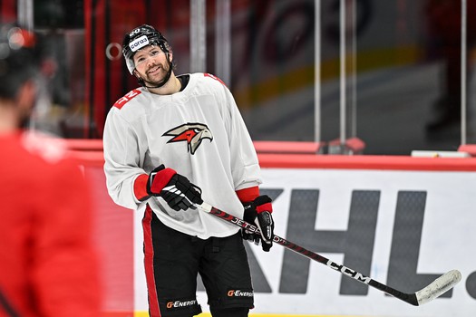 Раскатка «Авангарда» перед первым матчем серии с «Металлургом»