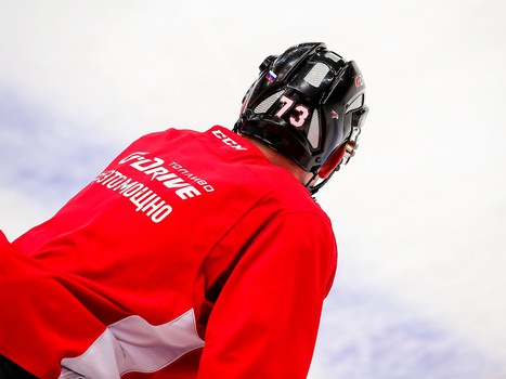 Раскатка «Авангарда» перед матчем с «Автомобилистом»