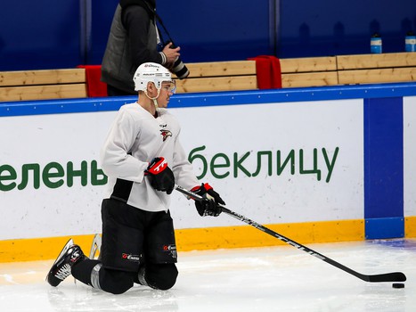 Раскатка «Авангарда» в Уфе перед четвертым матчем серии с «Салаватом Юлаевым»