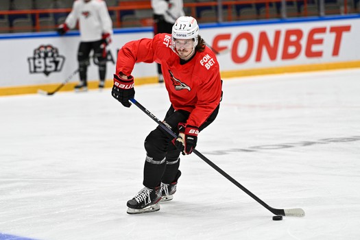 Тренировка «Авангарда» в Хабаровске