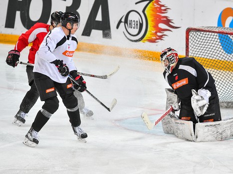 Раскатка "Авангарда" перед матчем с "Куньлунь Ред Стар"