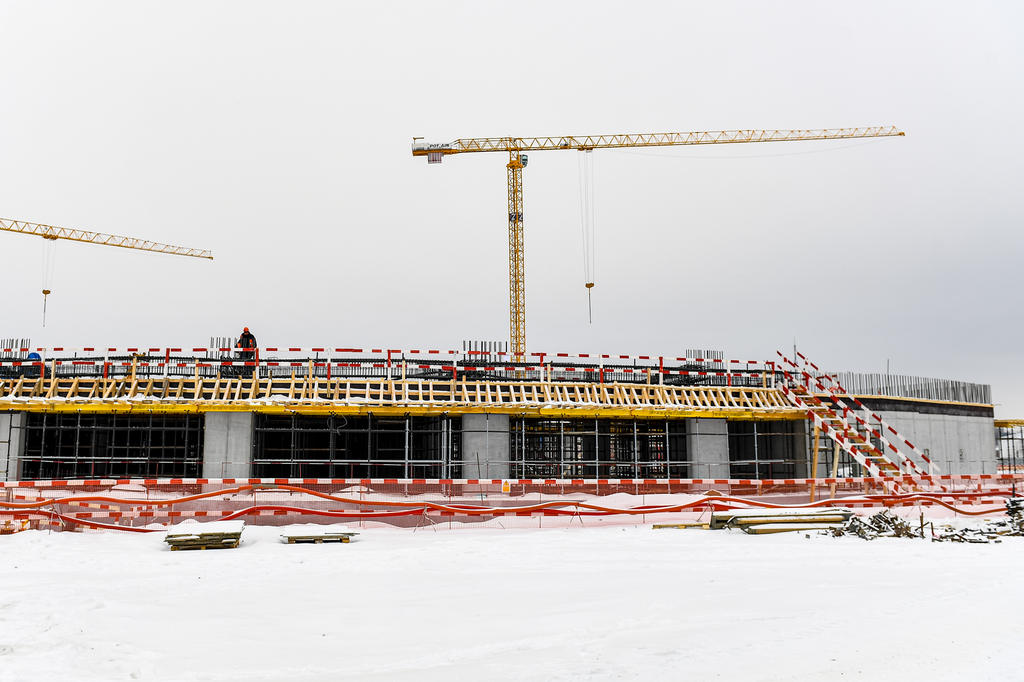 Строительство новой «Арены Омск»: итоги января