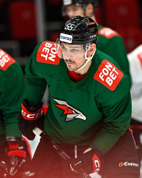 Раскатка «Авангарда» перед первым матчем серии с «Ладой»