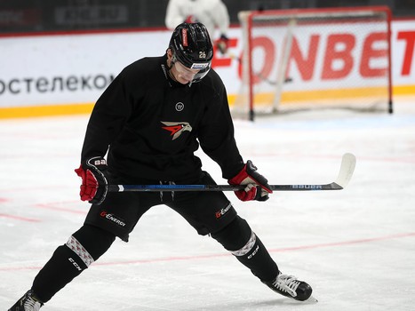 Раскатка «Авангарда» перед матчем с «Барысом»