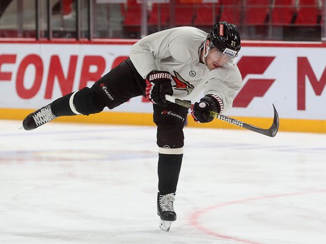 Раскатка «Авангарда» перед матчем с «Адмиралом»