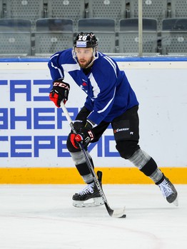 Раскатка "Авангарда" перед домашним матчем с "Нефтехимиком"