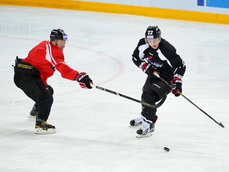 Раскатка "Авангарда" перед домашним матчем с "Торпедо"