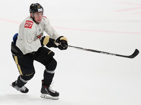 Раскатка «Авангарда» перед матчем с «Адмиралом»