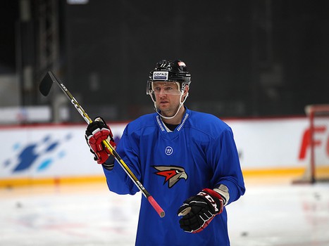 Раскатка «Авангарда» перед матчем с «Сибирью»