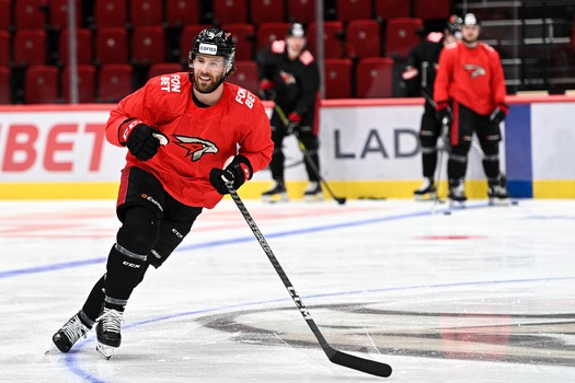 Раскатка «Авангарда» перед четвёртым матчем финала Востока с «Ак Барсом»