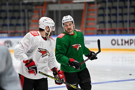 Тренировка «Авангарда» в Хабаровске