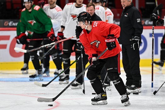 Раскатка «Авангарда» перед матчем с «Барысом»