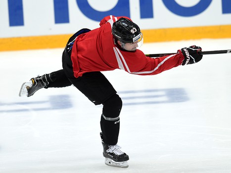 Раскатка "Авангарда" перед матчем с "Нефтехимиком"