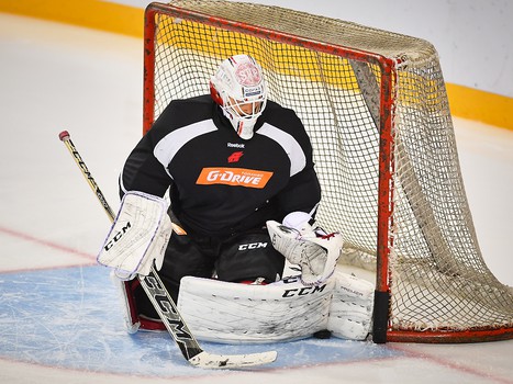 Раскатка "Авангарда" перед выездным матчем с "Локомотивом"