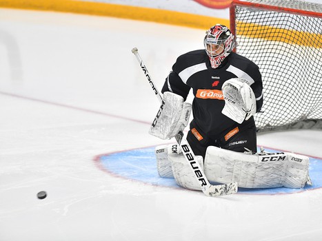 Раскатка "Авангарда" перед выездным матчем с "Барысом"