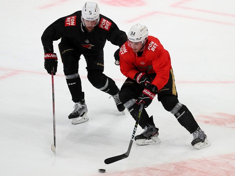 Открытая тренировка «Авангарда» перед вторым раундом плей-офф