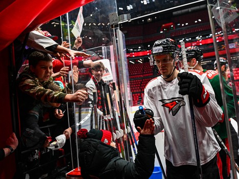 Открытая тренировка «Авангарда» перед вторым раундом плей-офф