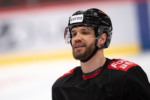 Раскатка «Авангарда» перед матчем с «Витязем»