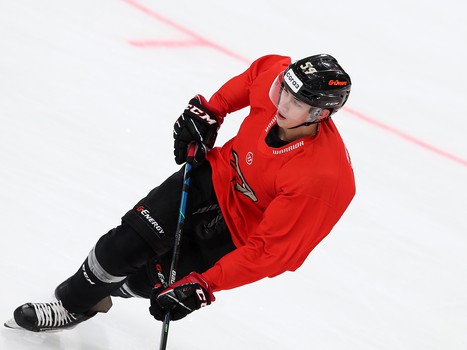 Раскатка «Авангарда» перед матчем с «Сибирью»