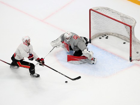 Тренировка «Авангарда» во время паузы в чемпионате