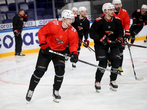 Раскатка «Авангарда» перед вторым матчем серии с «Ак Барсом»