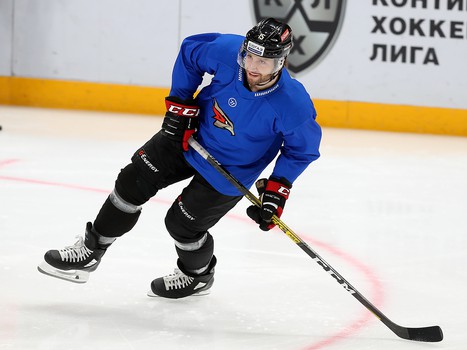 Раскатка «Авангарда» перед матчем с ХК «Сочи»