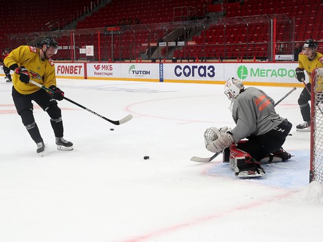 Первая тренировка «Авангарда» в новом сезоне