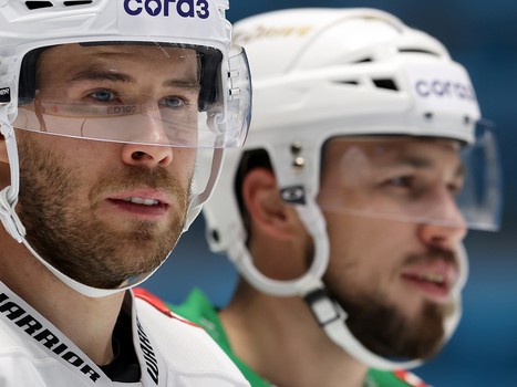 Тренировка «Авангарда» перед матчем в Нур-Султане