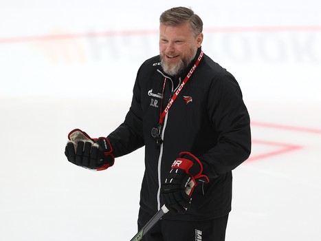 Тренировка «Авангарда» перед матчем с минским «Динамо»