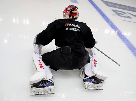 Раскатка «Авангарда» перед матчем со «Спартаком»