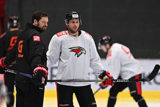 Раскатка «Авангарда» перед матчем с «Торпедо»