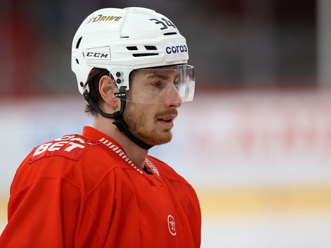 Раскатка «Авангарда» перед матчем в Екатеринбурге