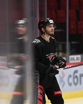 Раскатка «Авангарда» перед матчем с «Барысом»