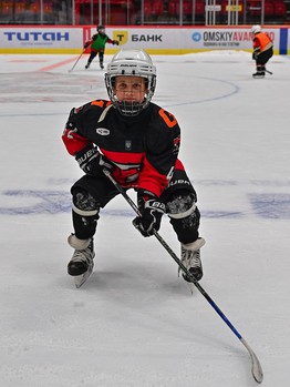 Тренировка воспитанников Хоккейной Академии «Авангард» 2019 года рождения на G-Drive Арене