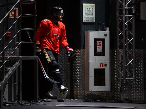 Раскатка «Авангарда» перед матчем с «Автомобилистом»