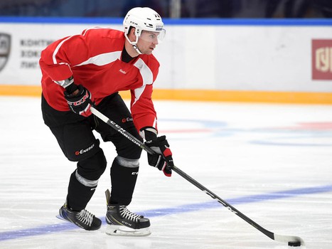 Раскатка "Авангарда" перед выездным матчем с "Динамо" Мск