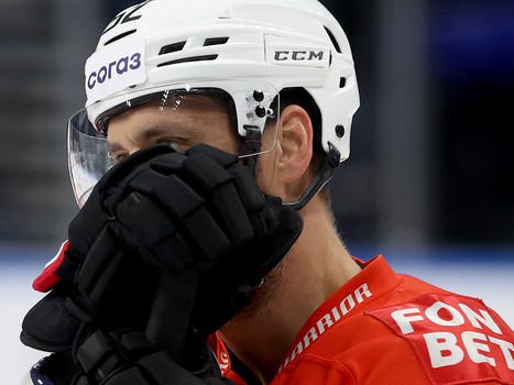 Раскатка «Авангарда» перед выездным матчем с московским «Динамо»