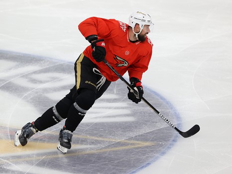 Раскатка «Авангарда» перед матчем в Магнитогорске