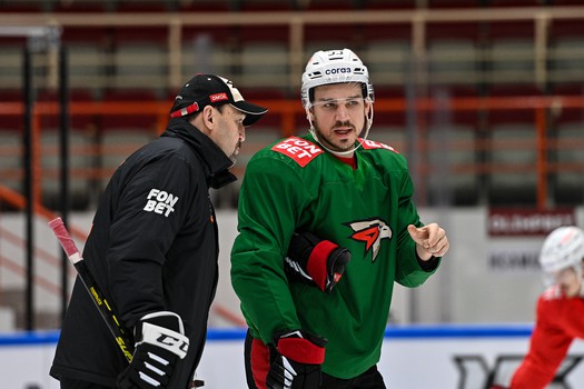 Тренировка «Авангарда» в Хабаровске