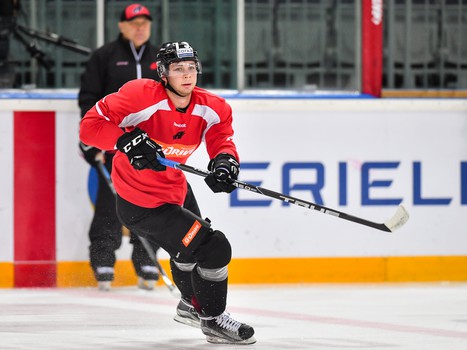 Раскатка "Авангарда" перед матчем с "Северсталью"