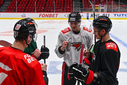 Открытая тренировка «Авангарда» перед плей-офф