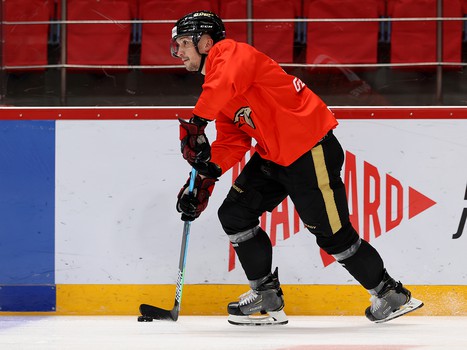 Раскатка «Авангарда» перед матчем с «Автомобилистом»