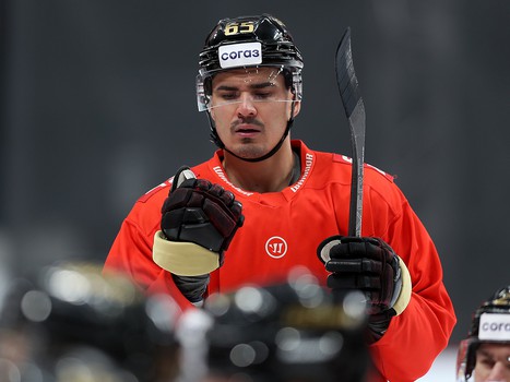 Раскатка «Авангарда» перед матчем с «Адмиралом»