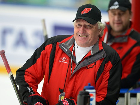 Раскатка "Авангарда" перед матчем с "Витязем" 10 октября 2013