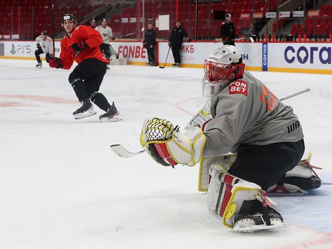 Раскатка «Авангарда» перед вторым матчем серии с «Автомобилистом»