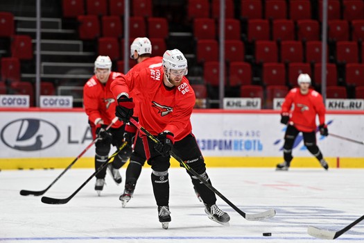 Тренировка «Авангарда» на старте паузы в чемпионате